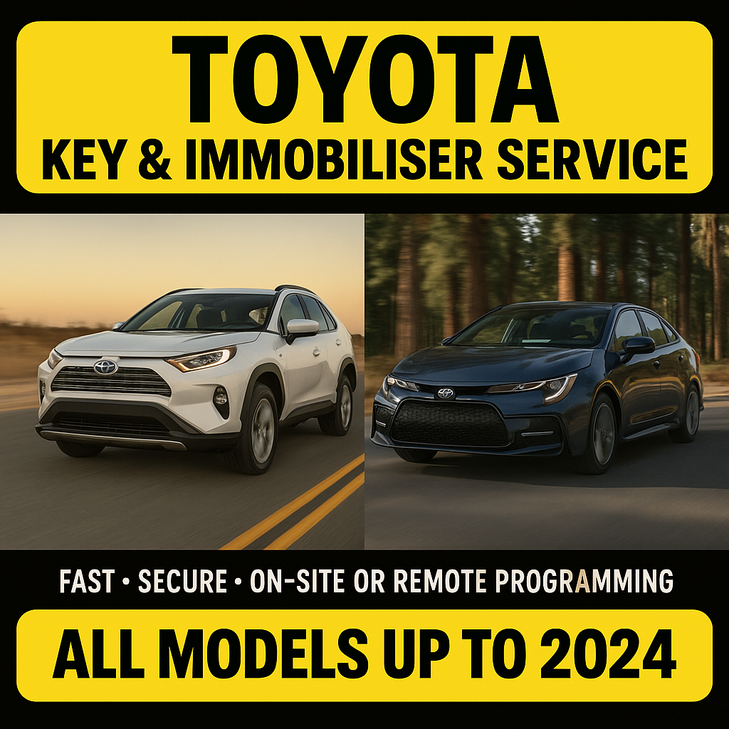 Immobiliser PIN Code Service For Toyota / Lexus