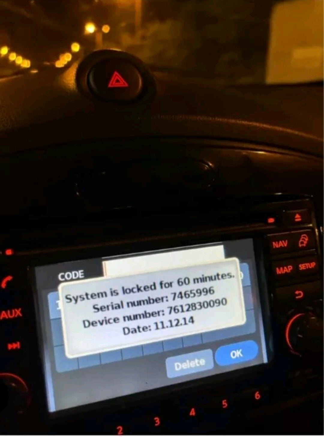 Nissan Radio Code Unlock – Enter Serial Number