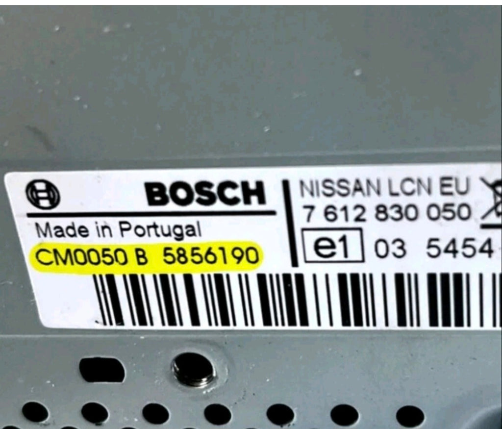 Nissan Radio Code Unlock – Enter Serial Number