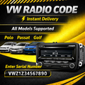 VW Volkswagen Radio Code Unlock – Enter Serial Number