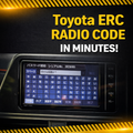 Toyota ERC Radio Unlock Code All Models