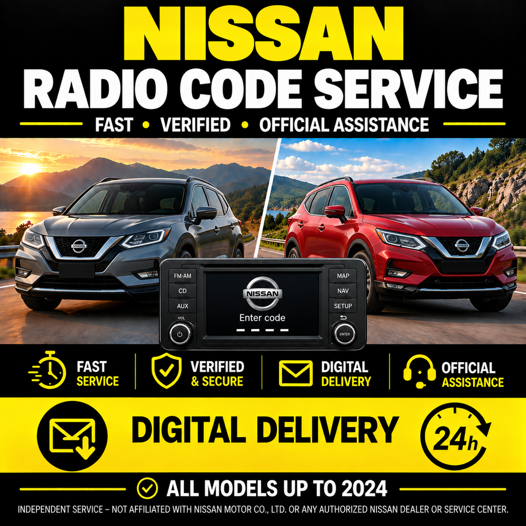 Nissan Radio Code Unlock – Enter Serial Number